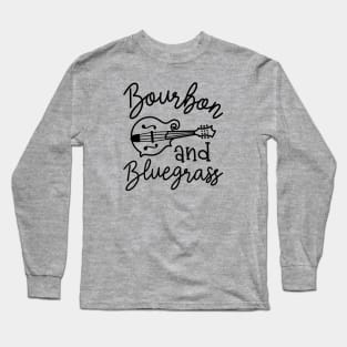 Bourbon and Bluegrass Mandolin Long Sleeve T-Shirt